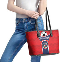 Panama Football Leather Tote Bag Vamos Los Canaleros