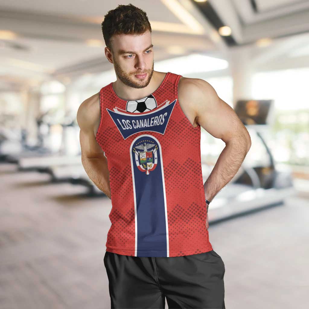 Custom Panama Football Men Tank Top Vamos Los Canaleros