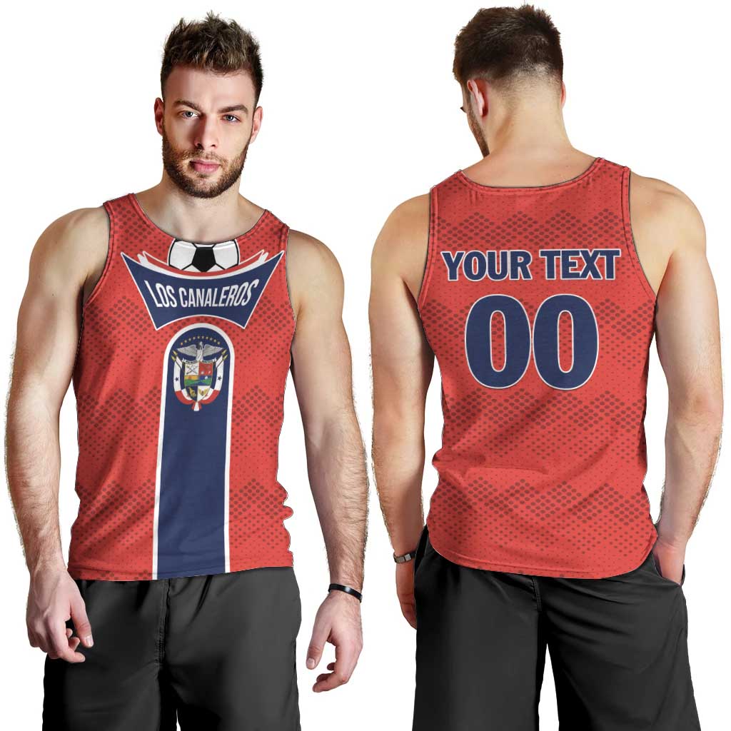 Custom Panama Football Men Tank Top Vamos Los Canaleros