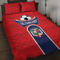 Panama Football Quilt Bed Set Vamos Los Canaleros