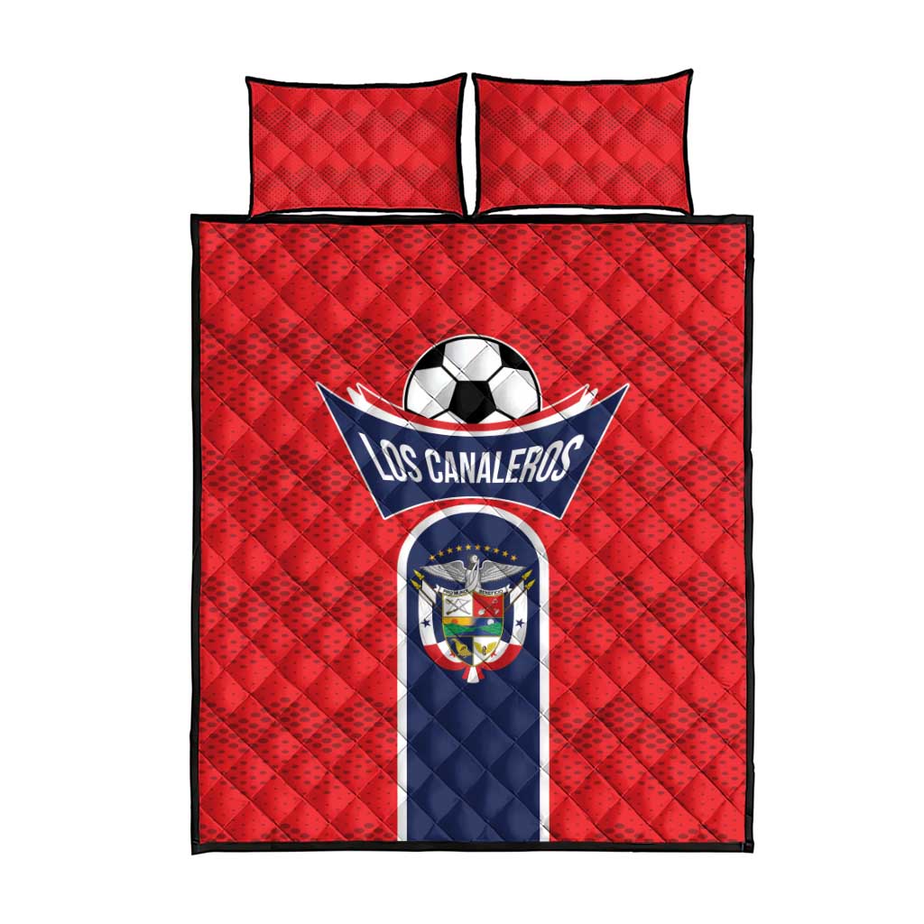 Panama Football Quilt Bed Set Vamos Los Canaleros