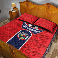 Panama Football Quilt Bed Set Vamos Los Canaleros