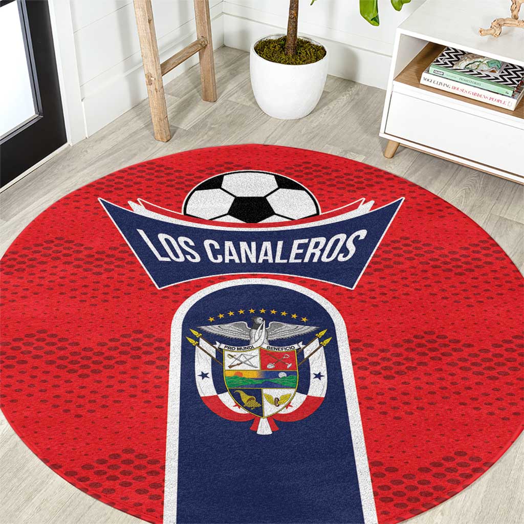 Panama Football Round Carpet Vamos Los Canaleros