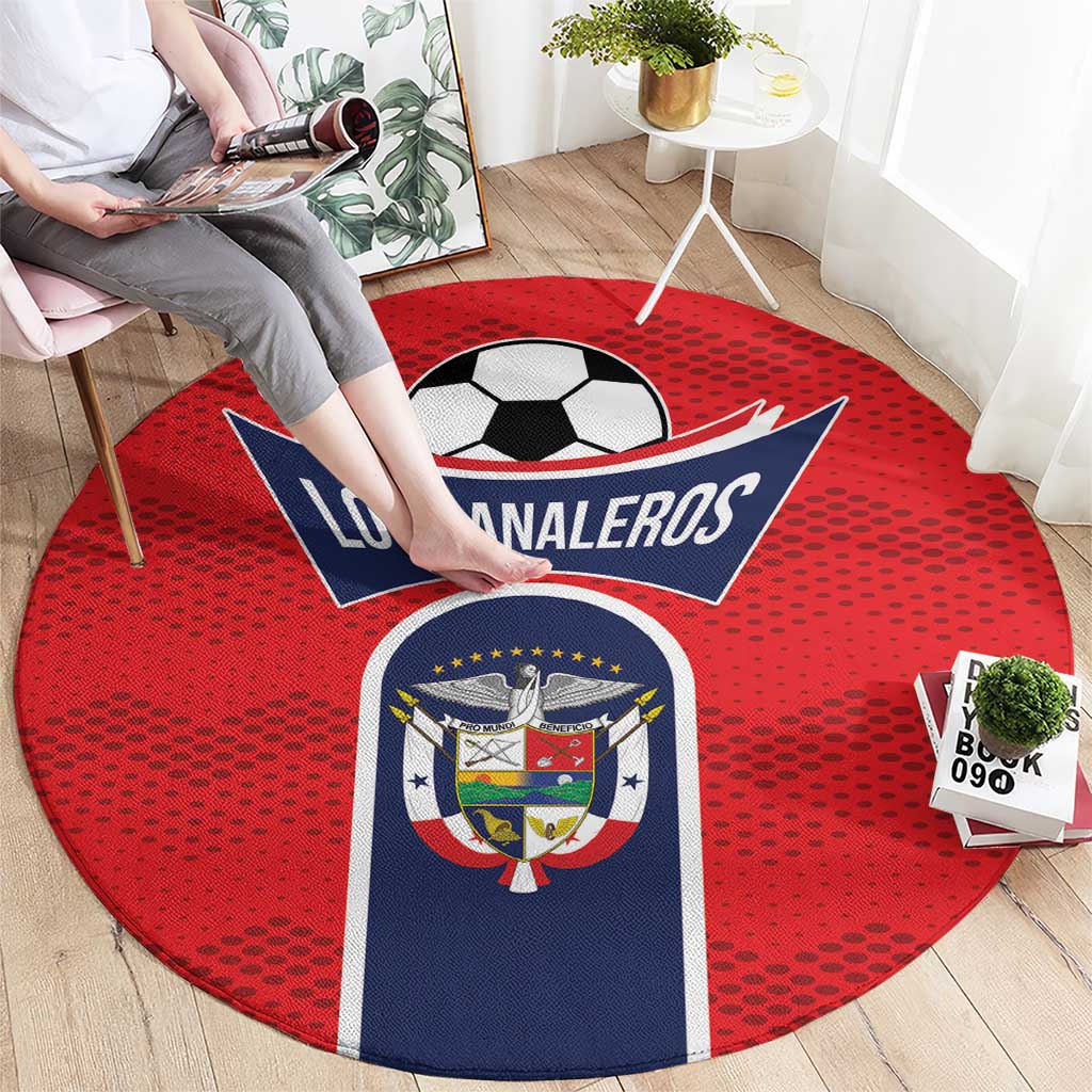 Panama Football Round Carpet Vamos Los Canaleros