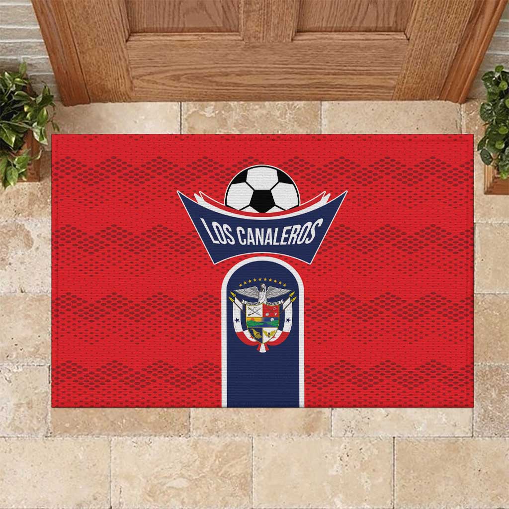 Panama Football Rubber Doormat Vamos Los Canaleros