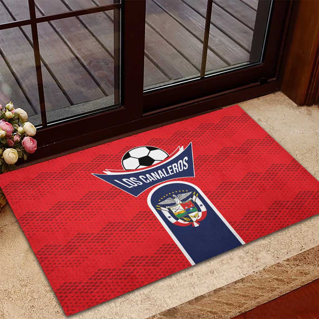 Panama Football Rubber Doormat Vamos Los Canaleros