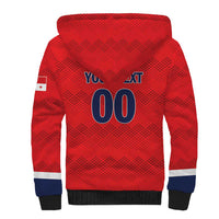 Custom Panama Football Sherpa Hoodie Vamos Los Canaleros