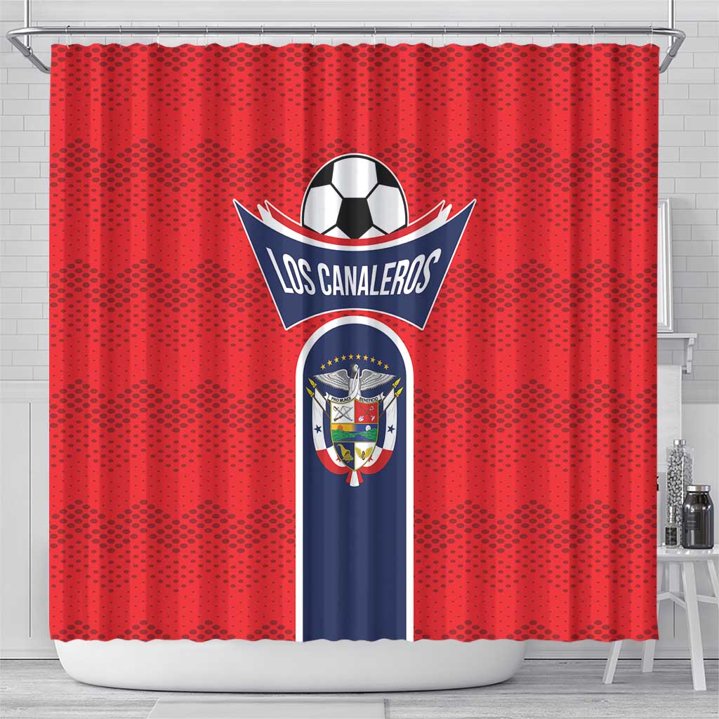 Panama Football Shower Curtain Vamos Los Canaleros