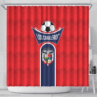 Panama Football Shower Curtain Vamos Los Canaleros