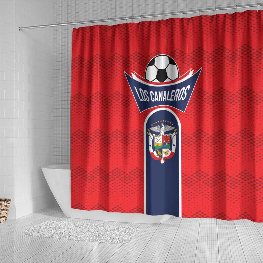 Panama Football Shower Curtain Vamos Los Canaleros