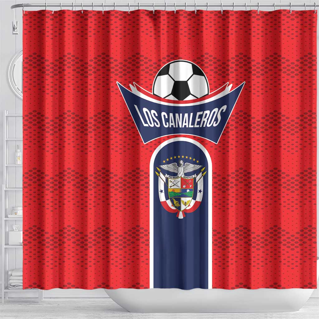 Panama Football Shower Curtain Vamos Los Canaleros
