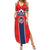 Custom Panama Football Summer Maxi Dress Vamos Los Canaleros