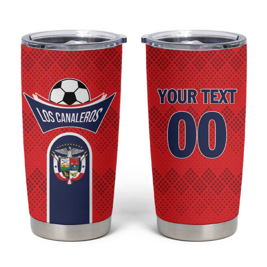 Custom Panama Football Tumbler Cup Vamos Los Canaleros