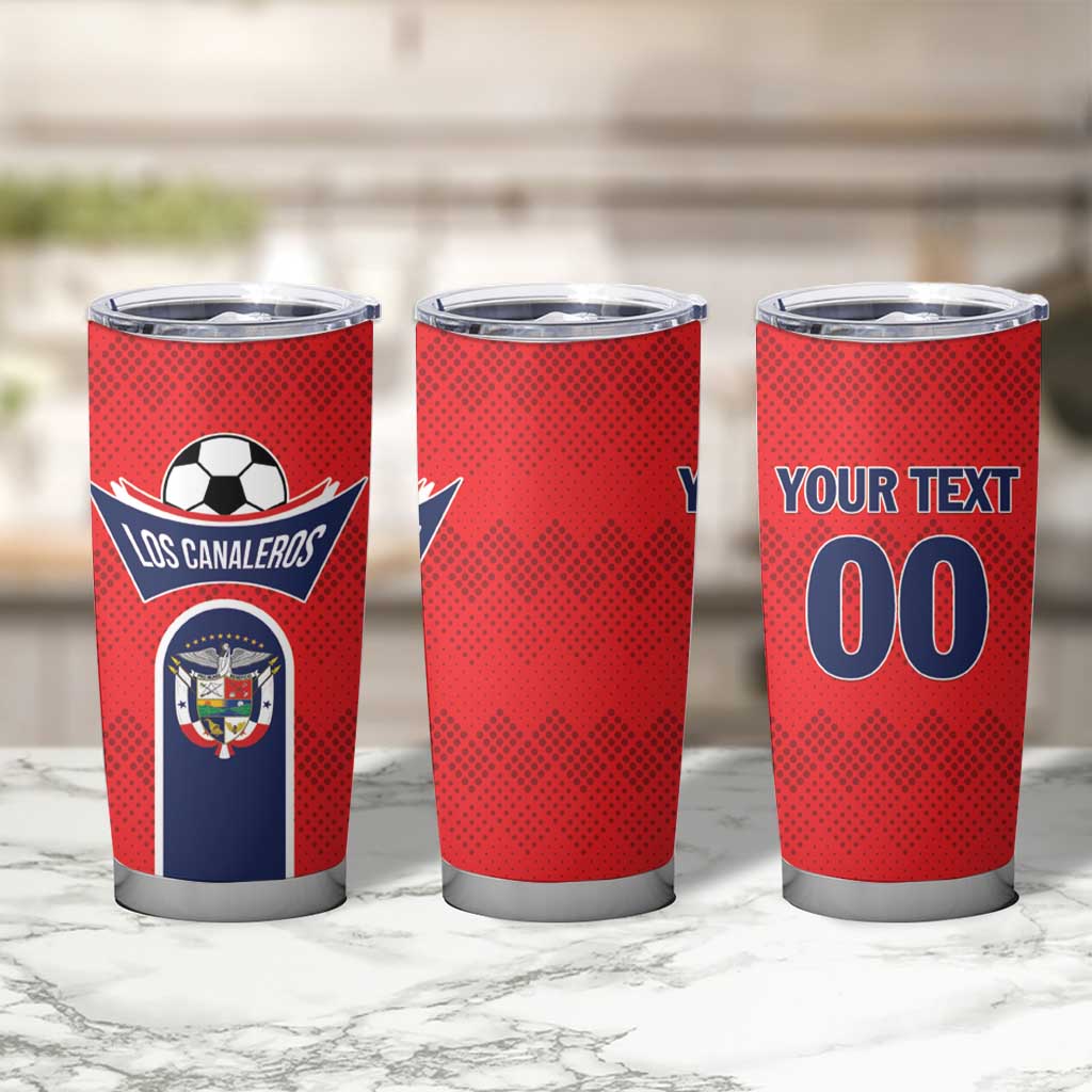 Custom Panama Football Tumbler Cup Vamos Los Canaleros