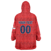 Custom Panama Football Wearable Blanket Hoodie Vamos Los Canaleros