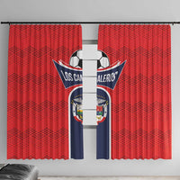 Panama Football Window Curtain Vamos Los Canaleros