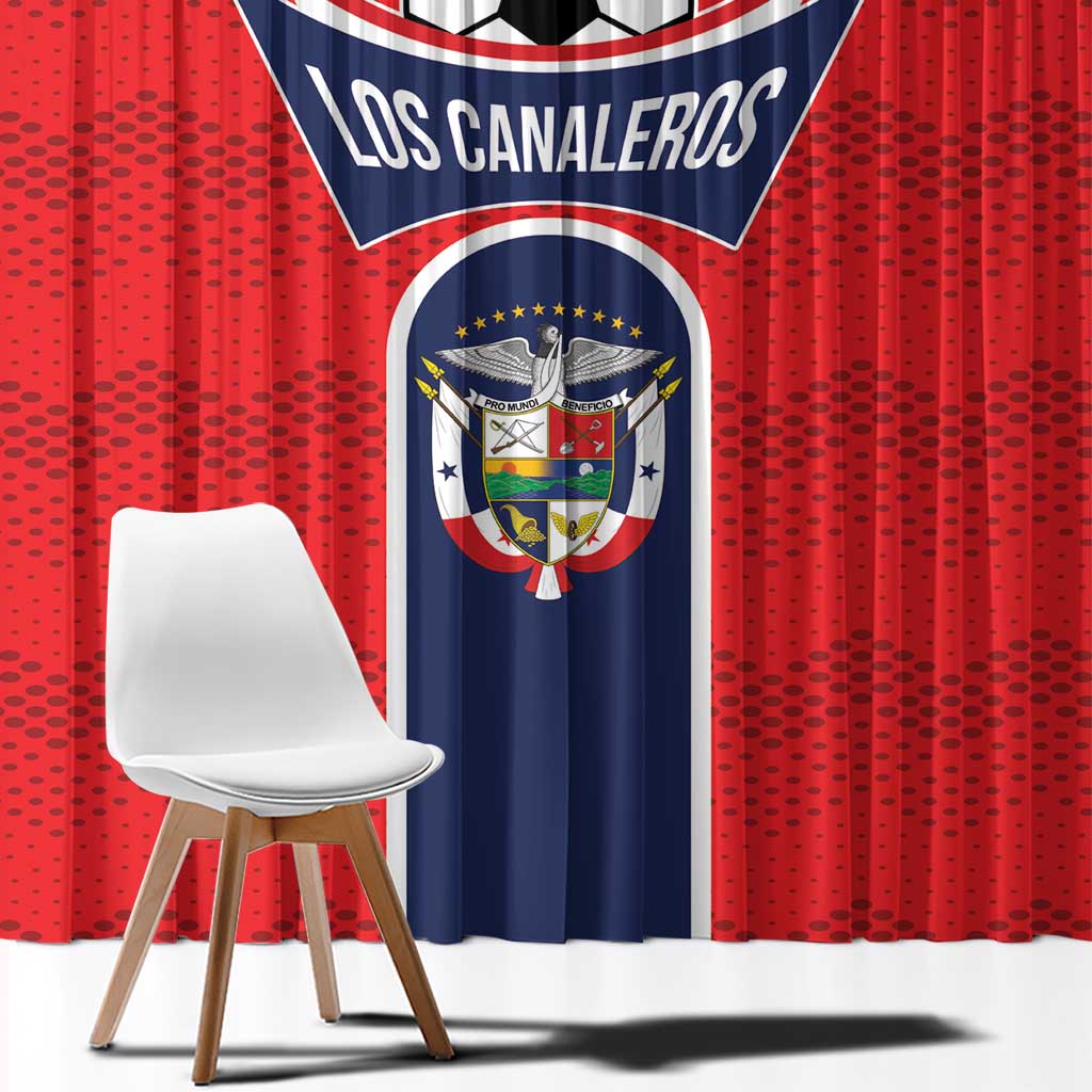 Panama Football Window Curtain Vamos Los Canaleros