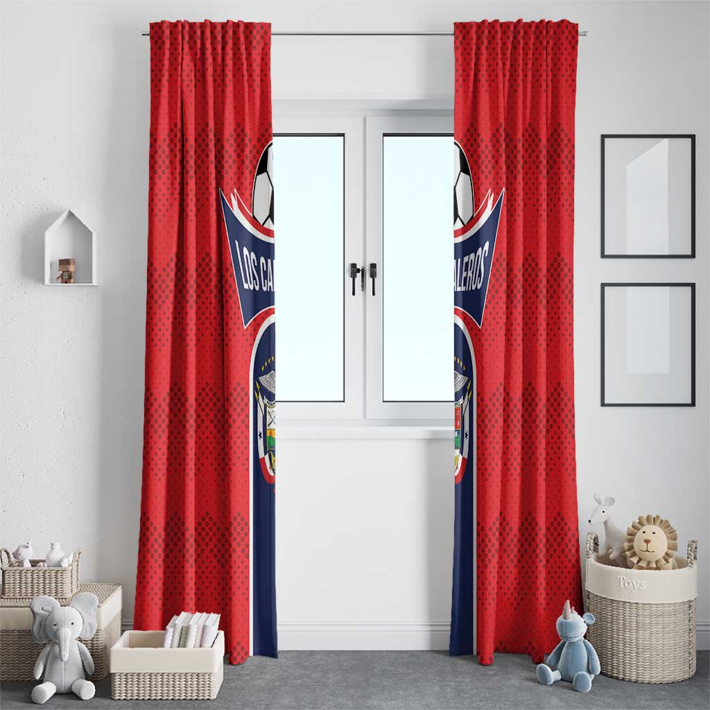 Panama Football Window Curtain Vamos Los Canaleros
