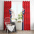 Panama Football Window Curtain Vamos Los Canaleros