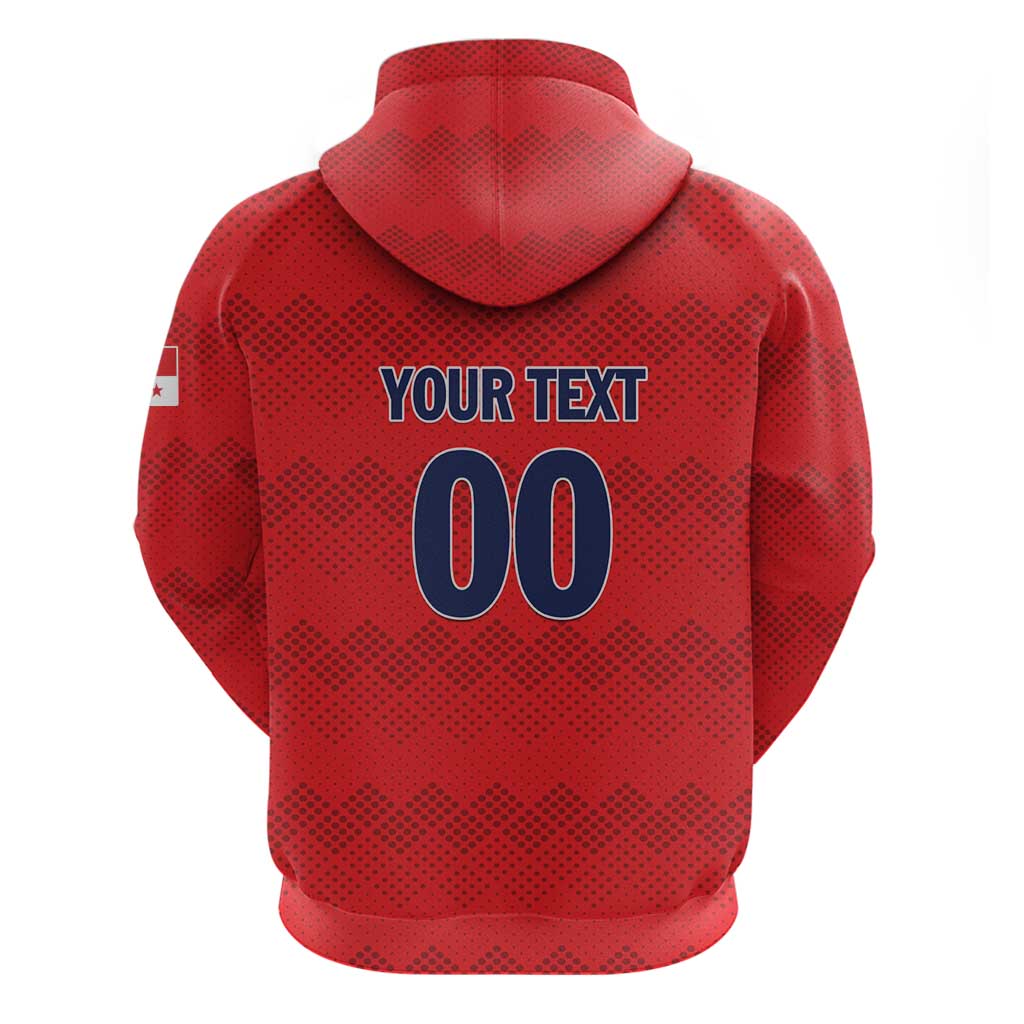 Custom Panama Football Zip Hoodie Vamos Los Canaleros