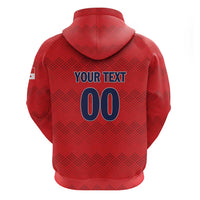 Custom Panama Football Zip Hoodie Vamos Los Canaleros