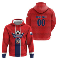 Custom Panama Football Zip Hoodie Vamos Los Canaleros