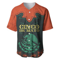Personalized Cinco de Mayo Baseball Jersey Grunge Stylized
