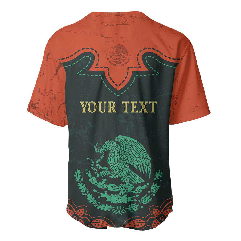Personalized Cinco de Mayo Baseball Jersey Grunge Stylized