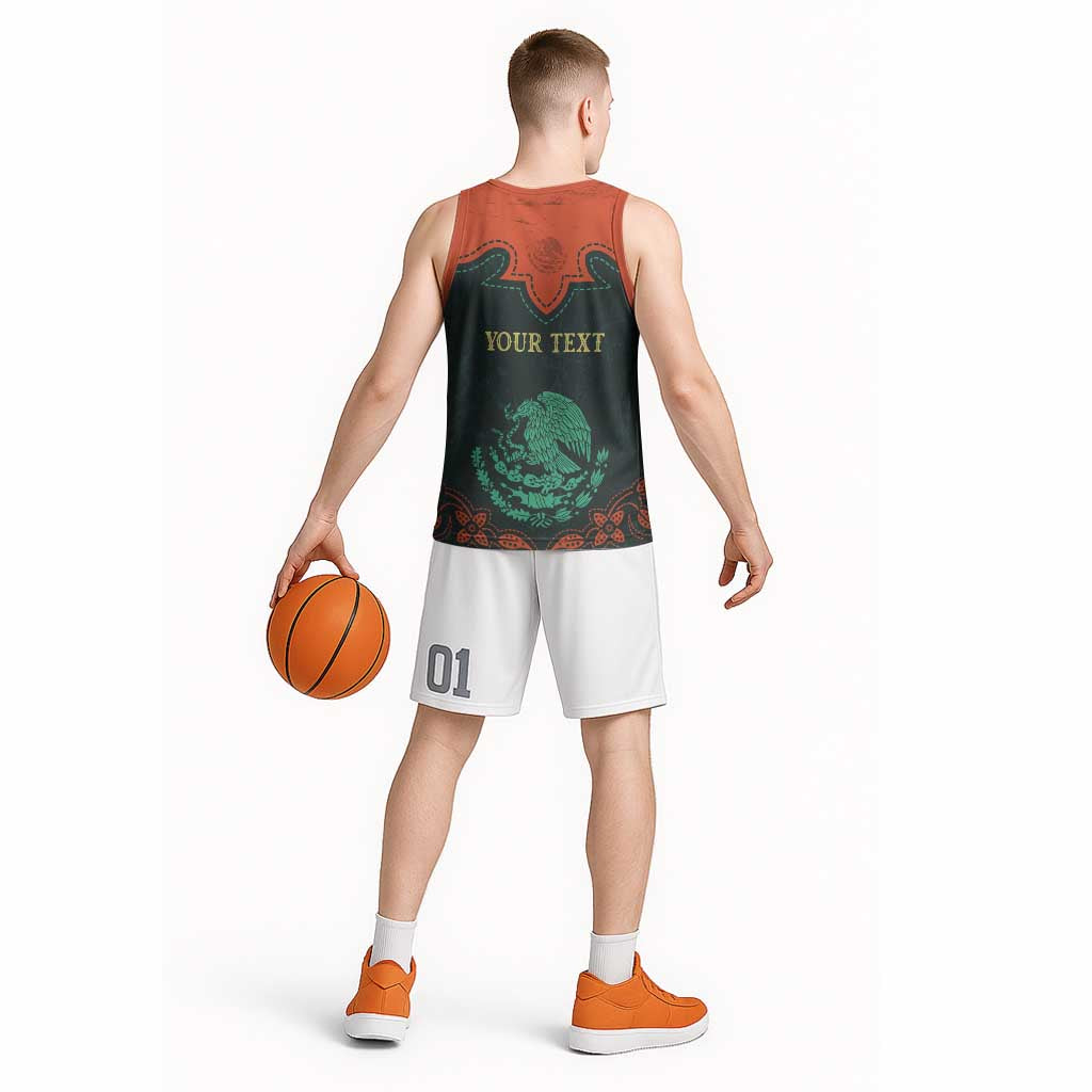 Personalized Cinco de Mayo Basketball Jersey Grunge Stylized