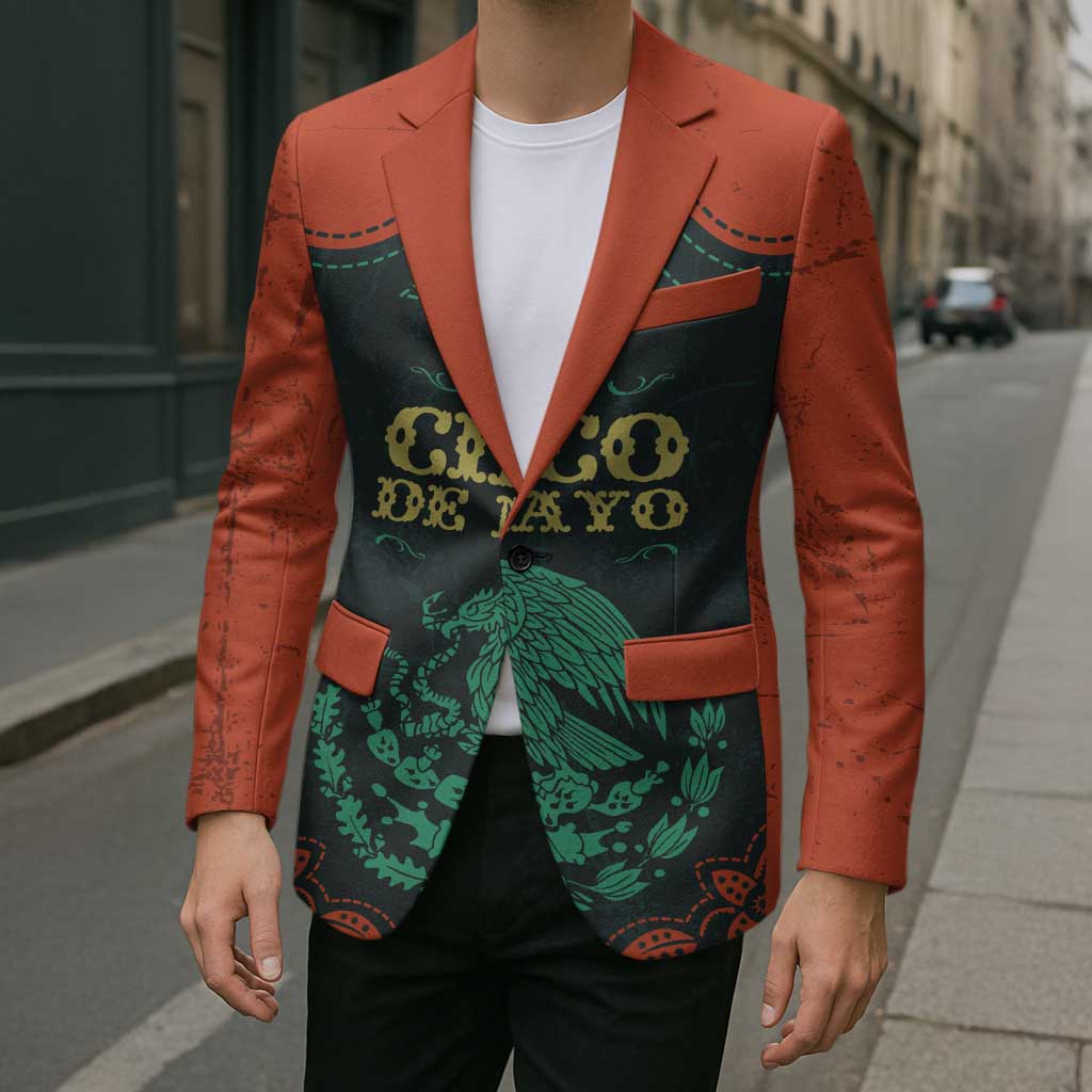 Personalized Cinco de Mayo Blazer Grunge Stylized