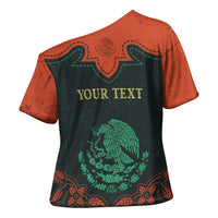 Personalized Cinco de Mayo Cross Shoulder Shirt Grunge Stylized