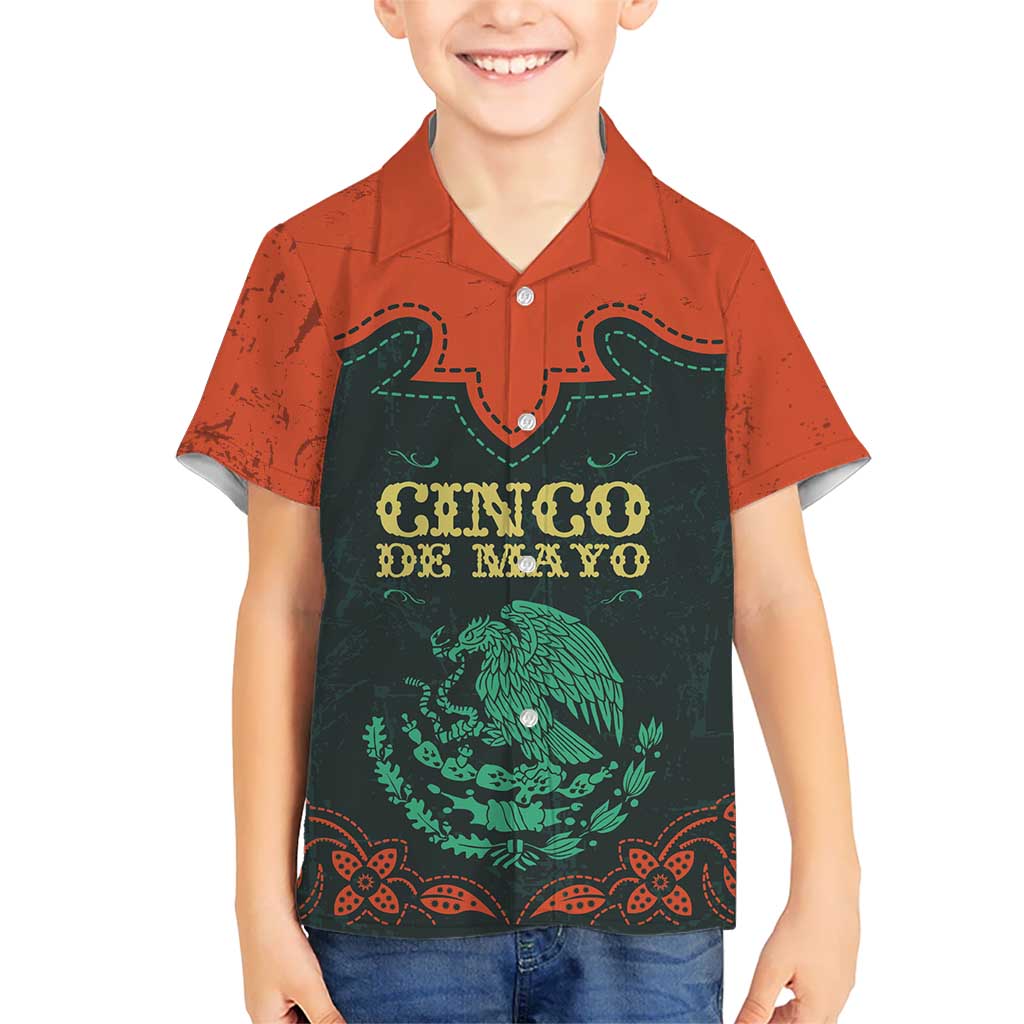 Personalized Cinco de Mayo Hawaiian Shirt Grunge Stylized