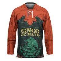Personalized Cinco de Mayo Hockey Jersey Grunge Stylized