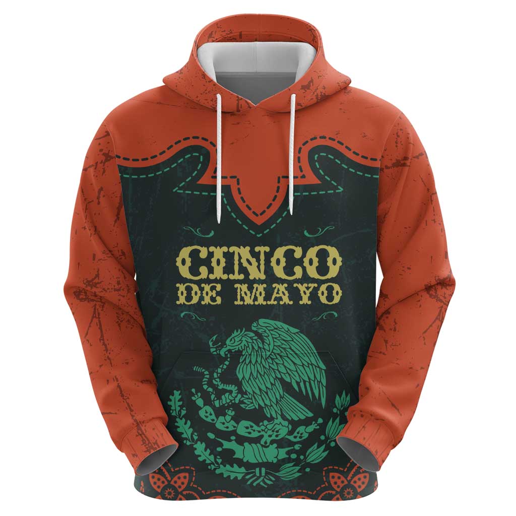 Personalized Cinco de Mayo Hoodie Grunge Stylized