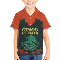 Personalized Cinco de Mayo Kid Hawaiian Shirt Grunge Stylized