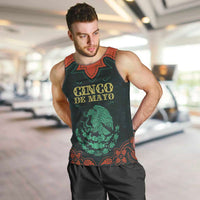 Personalized Cinco de Mayo Men Tank Top Grunge Stylized
