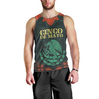 Personalized Cinco de Mayo Men Tank Top Grunge Stylized
