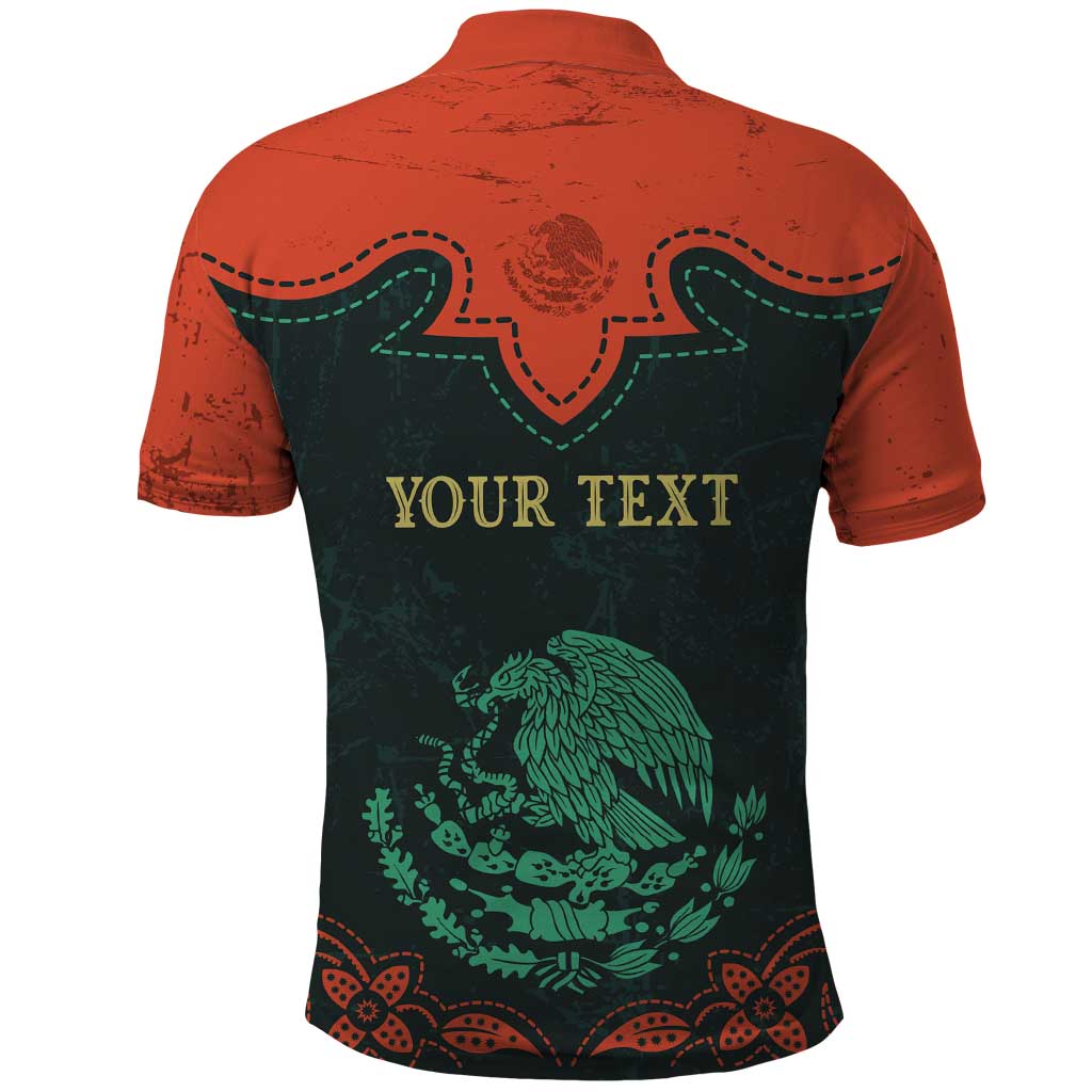 Personalized Cinco de Mayo Polo Shirt Grunge Stylized