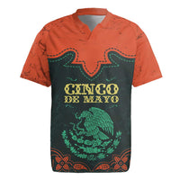 Personalized Cinco de Mayo Rugby Jersey Grunge Stylized