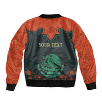 Personalized Cinco de Mayo Sleeve Zip Bomber Jacket Grunge Stylized