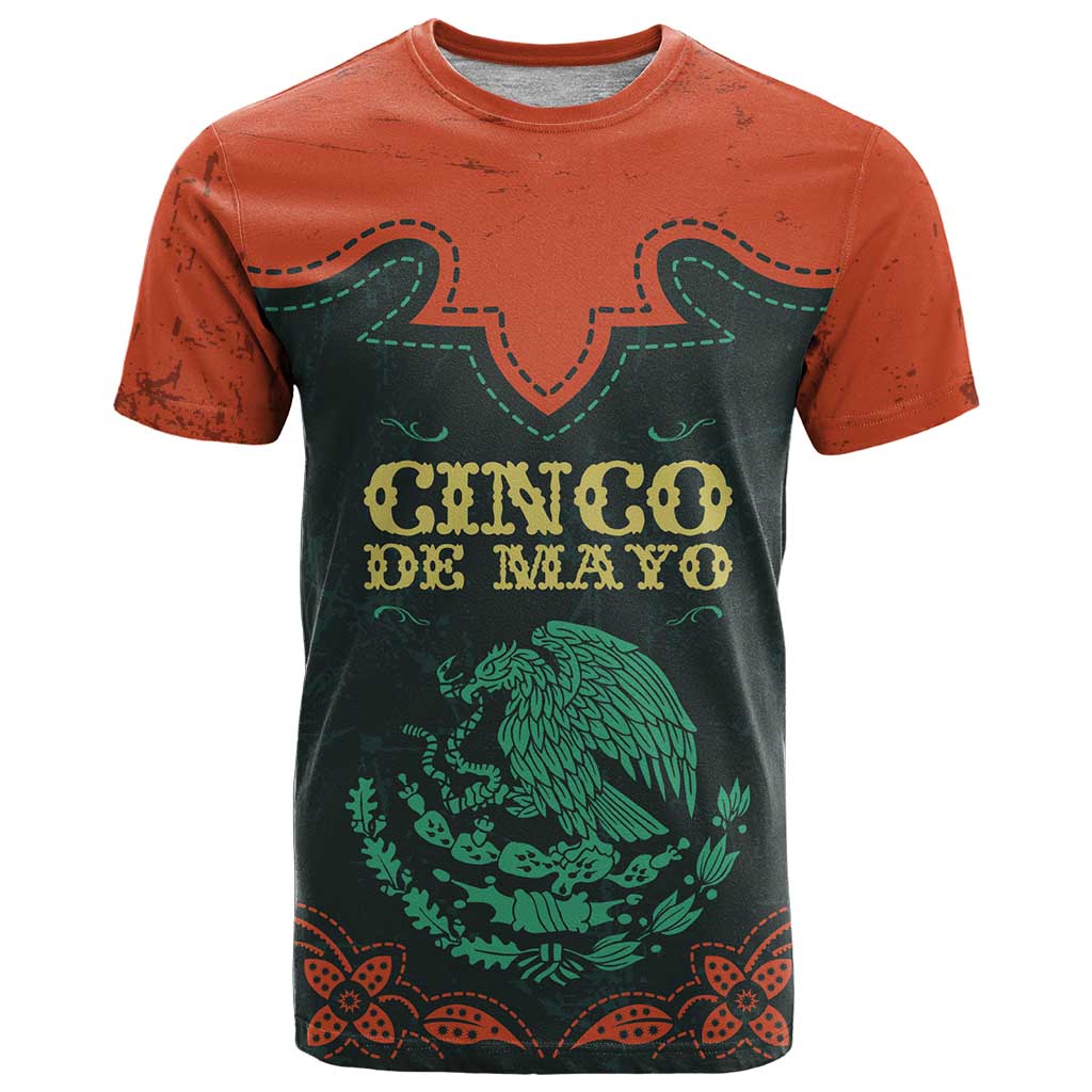 Personalized Cinco de Mayo T Shirt Grunge Stylized