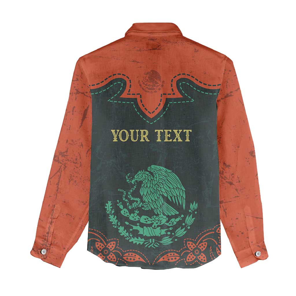 Personalized Cinco de Mayo Women Casual Shirt Grunge Stylized