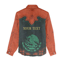 Personalized Cinco de Mayo Women Casual Shirt Grunge Stylized