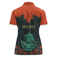 Personalized Cinco de Mayo Women Polo Shirt Grunge Stylized