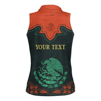 Personalized Cinco de Mayo Women Sleeveless Polo Shirt Grunge Stylized