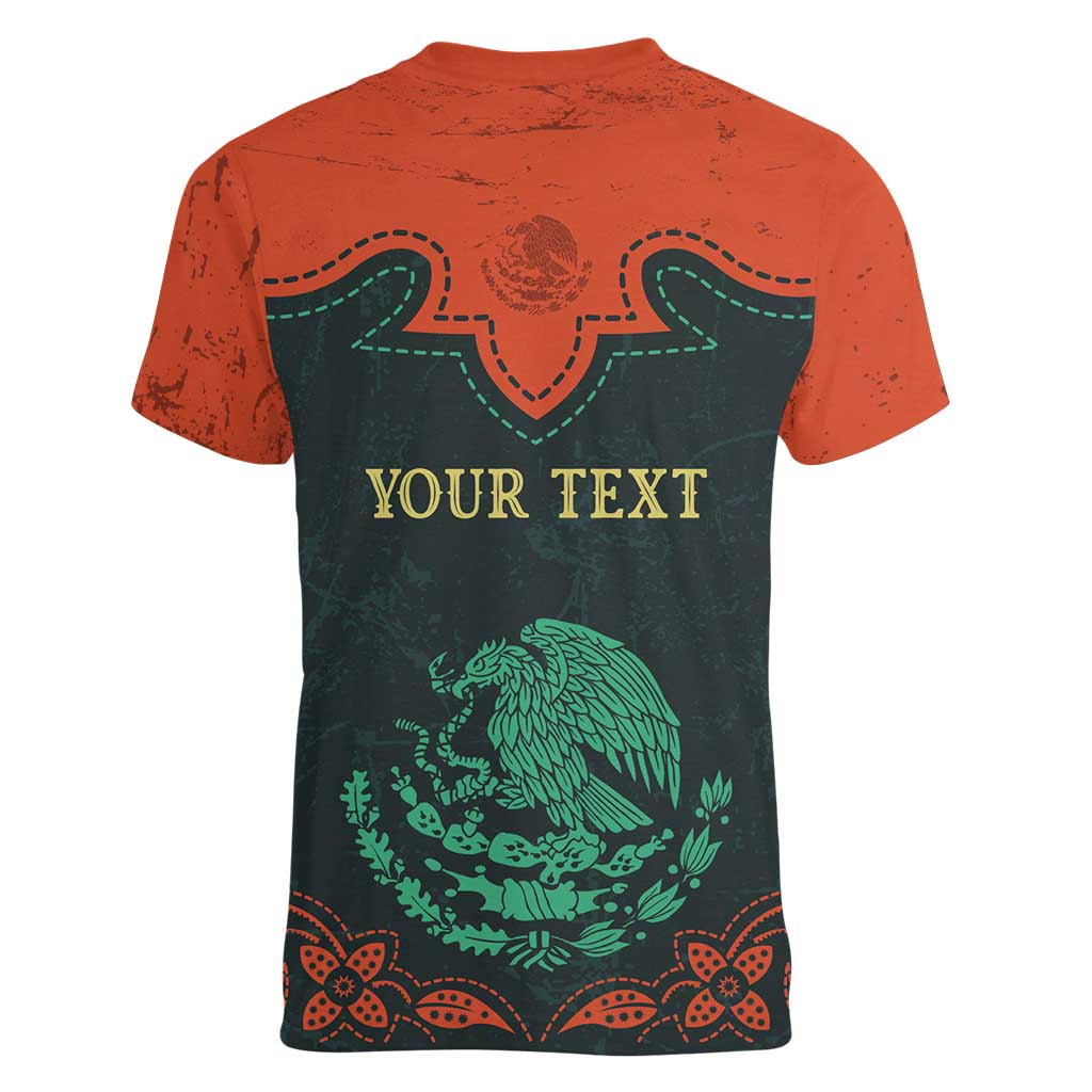 Personalized Cinco de Mayo Women V-Neck T-Shirt Grunge Stylized
