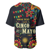 Personalized Cinco de Mayo Baseball Jersey Vibrant Flowers