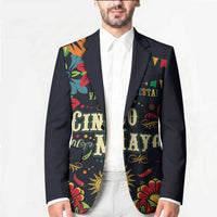 Personalized Cinco de Mayo Blazer Vibrant Flowers