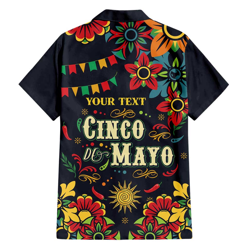 Personalized Cinco de Mayo Hawaiian Shirt Vibrant Flowers