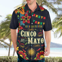 Personalized Cinco de Mayo Hawaiian Shirt Vibrant Flowers